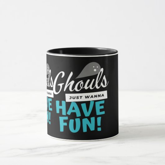 Ghouls just wanna haben Spaß Basic Vibes Tasse (Zentrum)
