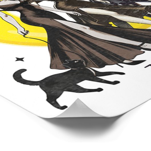 Ghouls just wanna haben Spaß Frauen lustiges Hallo Poster (Ecke)