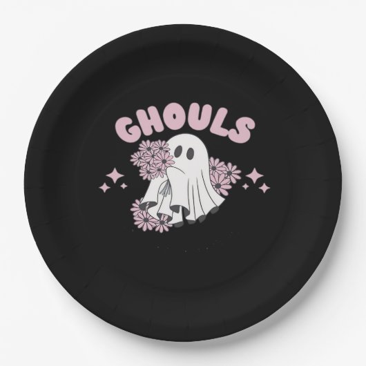 Ghouls Just Wanna haben Spaß Halloween Art Basic S Pappteller (Vorderseite)