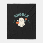 Ghouls Just Wanna haben Spaß Halloween Art Funny Q Fleecedecke (Vorderseite)