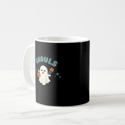 Ghouls Just Wanna haben Spaß Halloween Art Funny Q Kaffeetasse (Vorderseite Links)