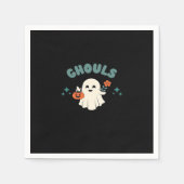 Ghouls Just Wanna haben Spaß Halloween Art Funny Q Serviette (Vorderseite)