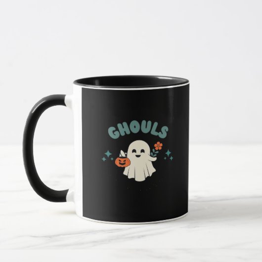 Ghouls Just Wanna haben Spaß Halloween Art Funny Q Tasse (Links)