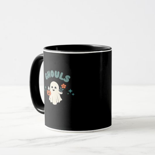 Ghouls Just Wanna haben Spaß Halloween Art Funny Q Tasse (Vorderseite Links)