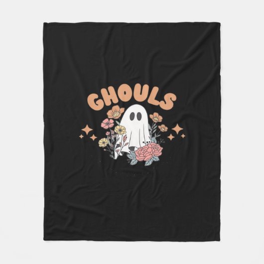 Ghouls Just Wanna haben Spaß Halloween Art Sloth D Fleecedecke (Vorderseite)