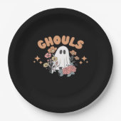 Ghouls Just Wanna haben Spaß Halloween Art Sloth D Pappteller (Vorderseite)