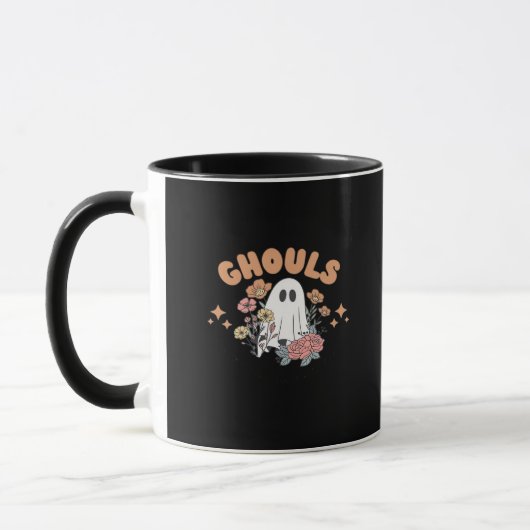 Ghouls Just Wanna haben Spaß Halloween Art Sloth D Tasse (Links)