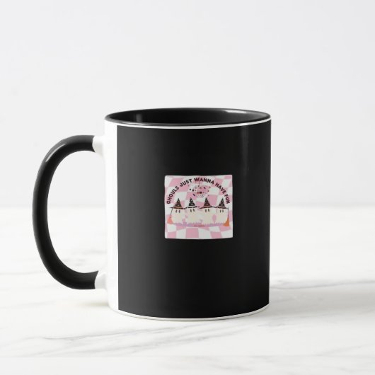 Ghouls Just Wanna haben Spaß Halloween Design Tren Tasse (Links)