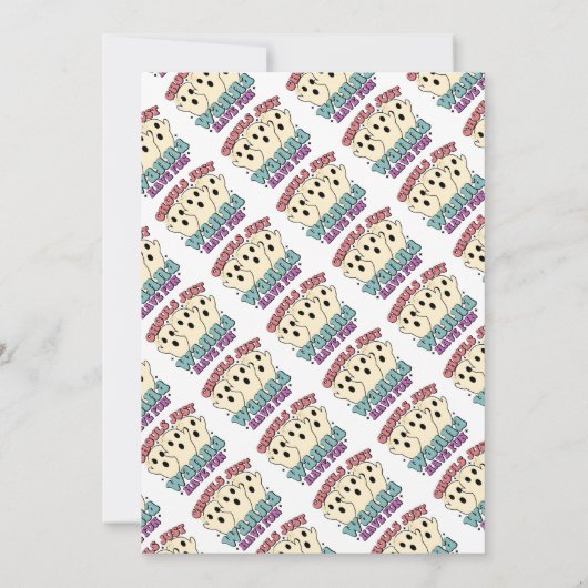 Ghouls Just Wanna haben Spaß Halloween Kostüm Part Einladung (Rückseite)