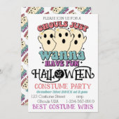 Ghouls Just Wanna haben Spaß Halloween Kostüm Part Einladung (Vorne/Hinten)