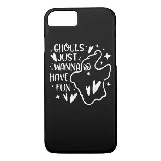 Ghouls Just Wanna haben Spaß lustige Halloween Case-Mate iPhone Hülle (Rückseite)