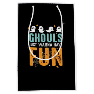 Ghouls Just Wanna haben Spaß lustige Halloween-Kos Mittlere Geschenktüte