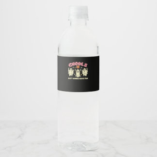 Ghouls Just Wanna haben Spaß lustige Halloween-Kos Wasserflaschenetikett