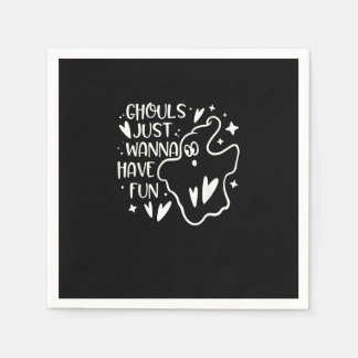 Ghouls Just Wanna haben Spaß lustige Halloween Serviette