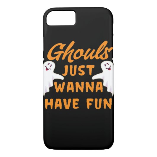 Ghouls just wanna haben Spaß lustigen Herbst Case-Mate iPhone Hülle (Rückseite)