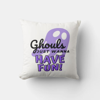 Ghouls Just Wanna haben Spaß Sloth Halloween Kissen