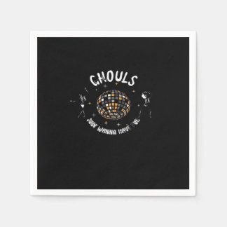 Ghouls Just Wanna haben Spaß Sloth & Halloween Serviette