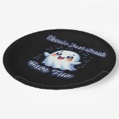 Ghouls Just Wanna haben Spaß Sloth & Slogan Pappteller (Schrägansicht)