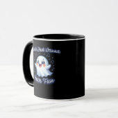 Ghouls Just Wanna haben Spaß Sloth & Slogan Tasse (Vorderseite Links)