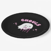 Ghouls Just Wanna hat Spaß Funny & Sloth Pappteller (Schrägansicht)