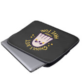 Ghouls Just Wanna hat Spaß , Niedliche Geister Hal Laptopschutzhülle (Vorne Knopf)