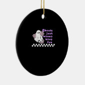 Ghouls Just Wanna Have Fun - Faulenzen in einem Ko Keramik Ornament (Rechts)