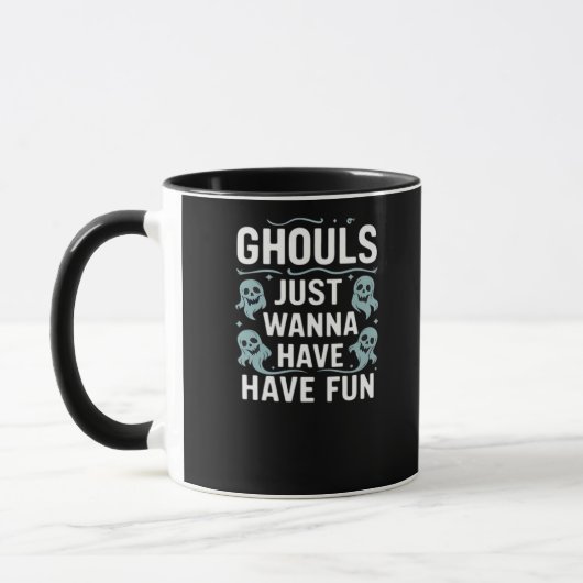 Ghouls just wanna have fun - Groovy Halloween Tasse (Links)