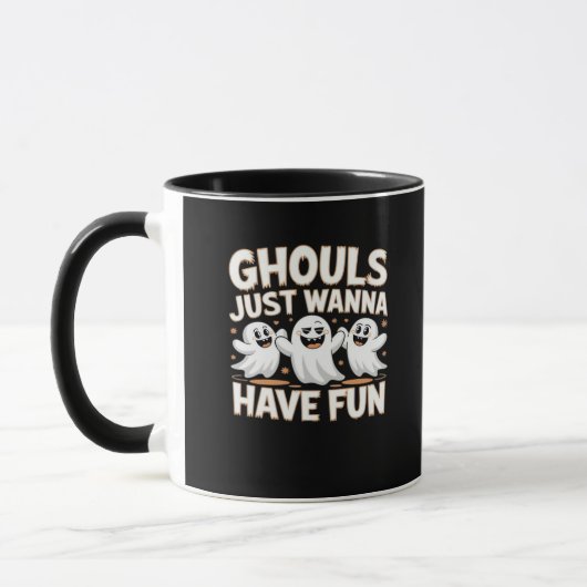 Ghouls just wanna Have Fun - Halloween Basic Style Tasse (Links)