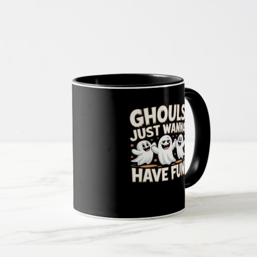 Ghouls just wanna Have Fun - Halloween Basic Style Tasse (VorderseiteRechts)