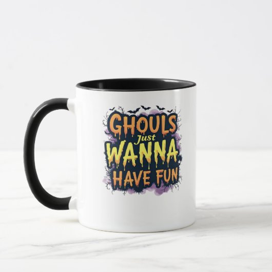 Ghouls just wanna have fun - Halloween Design Tasse (Links)