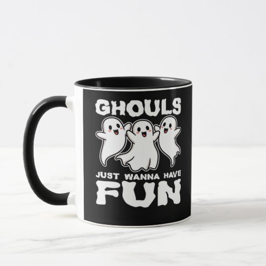 Ghouls just wanna have fun - Halloween-Geschenk Tasse (Links)