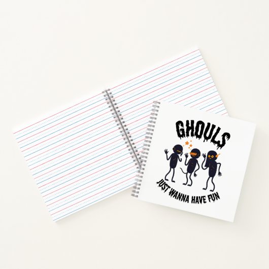 Ghouls Just Wanna Have Fun - Halloween-Notebook Notizblock (Innenseite)