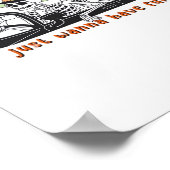 Ghouls just wanna have fun - Halloween Skelette D Poster (Ecke)