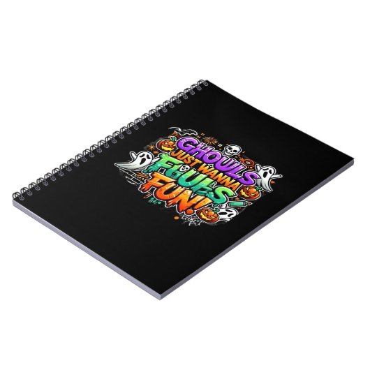 Ghouls just wanna have fun - Herbst-Ghouls Notizblock (Linke Seite)