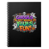 Ghouls just wanna have fun - Herbst-Ghouls Notizblock (Vorderseite)