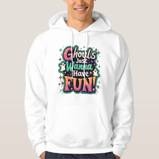 Ghouls just wanna have Fun - Retro Halloween Vibes Hoodie (Vorderseite)