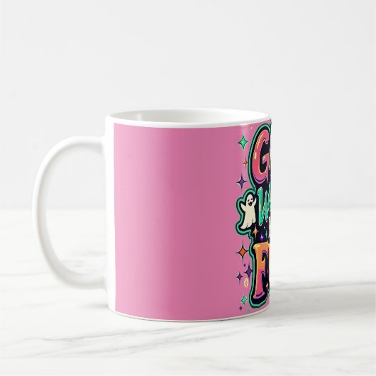 Ghouls just wanna have Fun - Retro Halloween Vibes Kaffeetasse (Links)