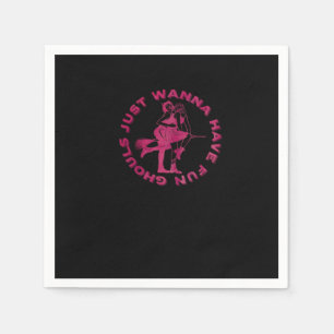 Ghouls just wanna have fun - Retro Spooky Design Serviette