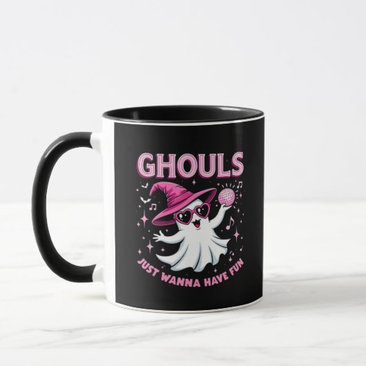 Ghouls just wanna Spaß haben Spooky Halloween - Wi Tasse (Links)