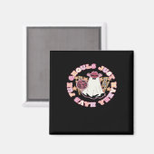 Ghouls Just Wanna Spaß haben (Western Stil Hallowe Magnet (Vorderseite/Rückseite)