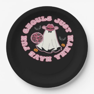 Ghouls Just Wanna Spaß haben (Western Stil Hallowe Pappteller