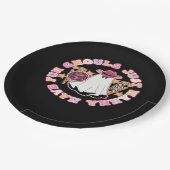 Ghouls Just Wanna Spaß haben (Western Stil Hallowe Pappteller (Schrägansicht)