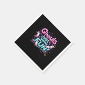 Ghouls Just Wanna Spaß Halloween Disco Party I Serviette (Ecke)