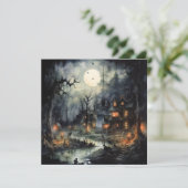 👻 🎉 Ghouls Night In: Ein Spooktacular Soiree! 🎉 Einladung (Stehend Vorderseite)