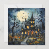 👻 🎉 Ghouls Night In: Ein Spooktacular Soiree! 🎉 Einladung (Vorderseite)