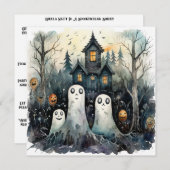 👻 🎉 Ghouls Night In: Ein Spooktacular Soiree! 🎉 Einladung (Vorne/Hinten)
