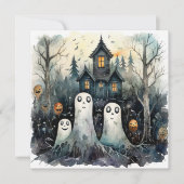 👻 🎉 Ghouls Night In: Ein Spooktacular Soiree! 🎉 Einladung (Vorderseite)