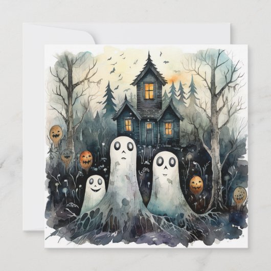 👻 🎉 Ghouls Night In: Ein Spooktacular Soiree! 🎉 Einladung (Vorderseite)