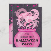 Ghouls nur Halloween-Party Einladung (Vorne/Hinten)