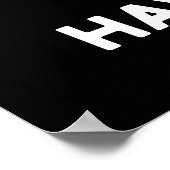 Ghouls nur Wanna haben Buns Ghost Pun Dark BG Poster (Ecke)